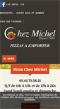 Mobile Screenshot of pizzachezmichel.com