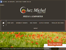 Tablet Screenshot of pizzachezmichel.com